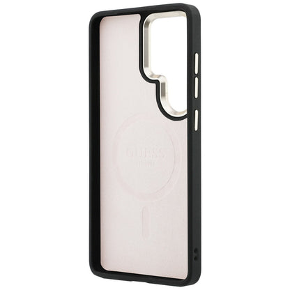 Θήκη MagSafe για Samsung Galaxy S26 Ultra S948, Guess, 4G Embossed Ring, Ροζ