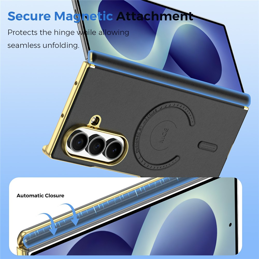 MagSafe Case for Samsung Galaxy Z Fold8 Ultra F976, OEM, Electroplated, Black