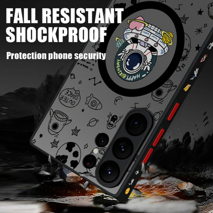 Θήκη MagSafe για Samsung Galaxy S26 Ultra S948, OEM, Flight Astronaut, Πολύχρωμη