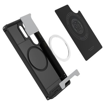MagSafe Case for Samsung Galaxy S25 Ultra S938, Spigen, Mag Armor, Black ACS08913