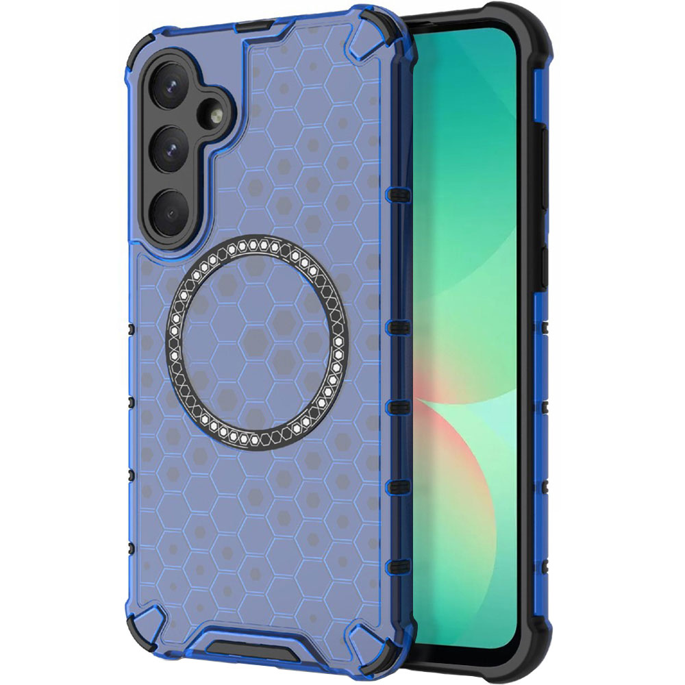 Θήκη MagSafe για Samsung Galaxy A26 A266, Techsuit, HoneyComb Shield, Μπλε