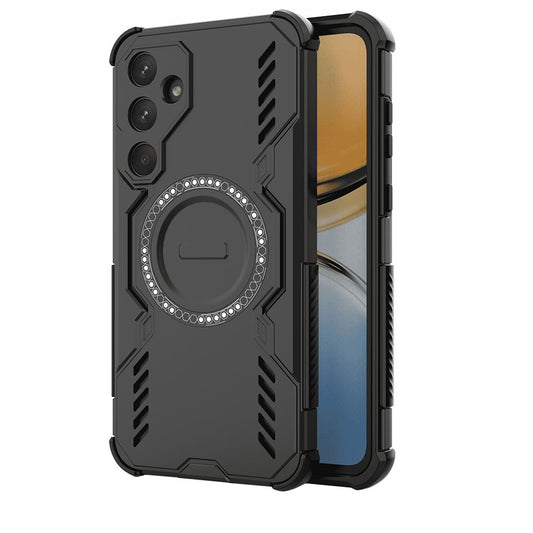 MagSafe Case for Samsung Galaxy A55 5G A556, Techsuit, ArmorMag, Black