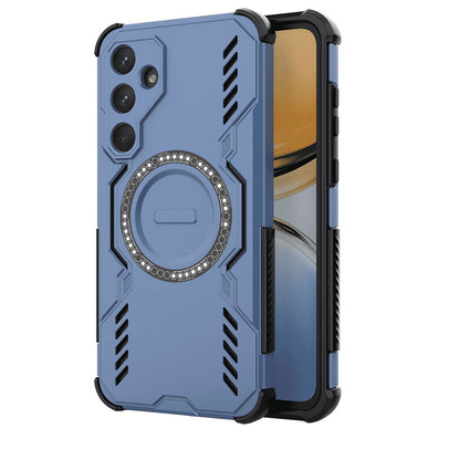 MagSafe Case for Samsung Galaxy A55 5G A556, Techsuit, ArmorMag, Blue