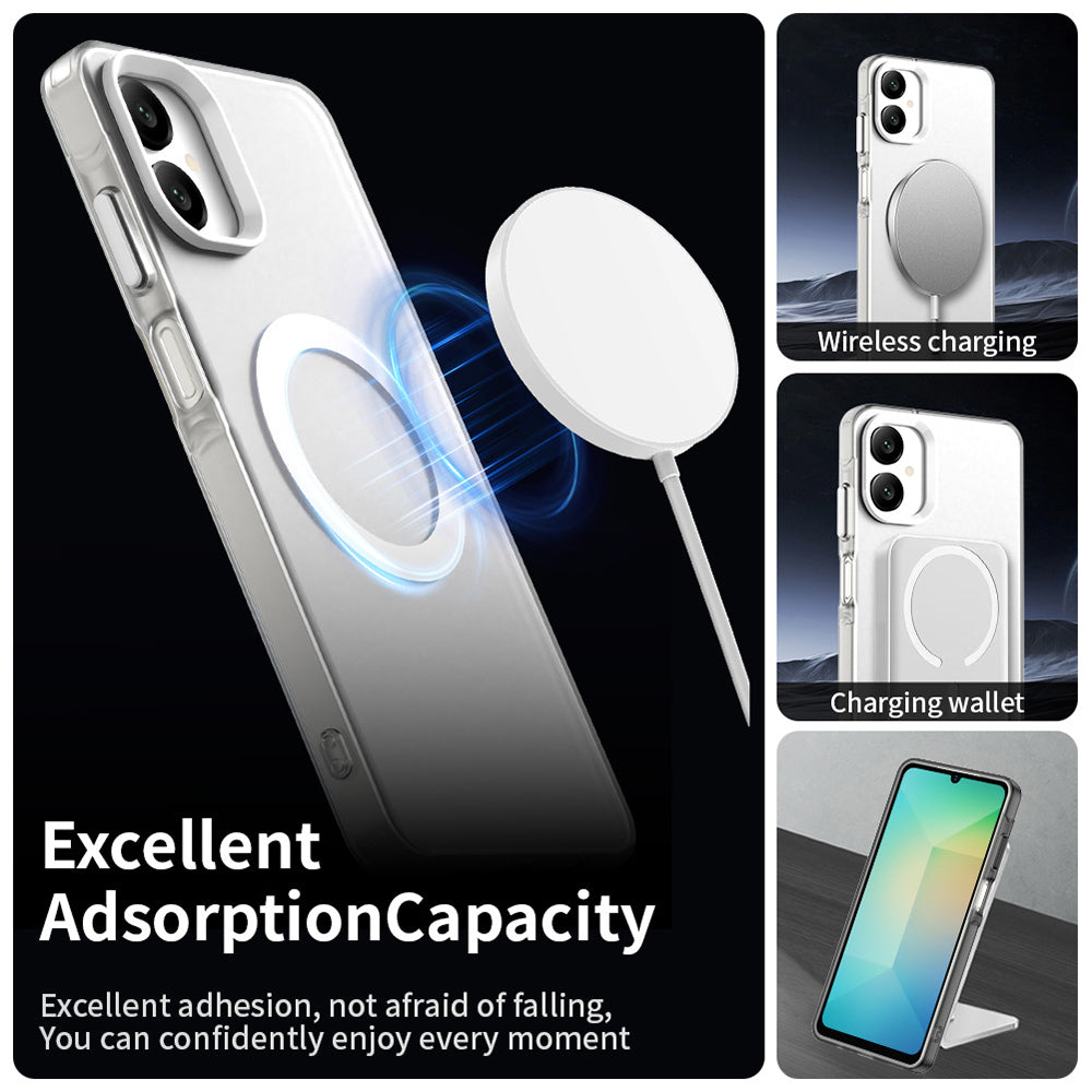 Θήκη MagSafe για Samsung Galaxy A06 A065, Techsuit, CandyCase, Λευκό
