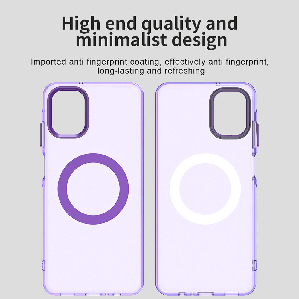 MagSafe Case for Samsung Galaxy A06 A065, Techsuit, CandyCase, Purple