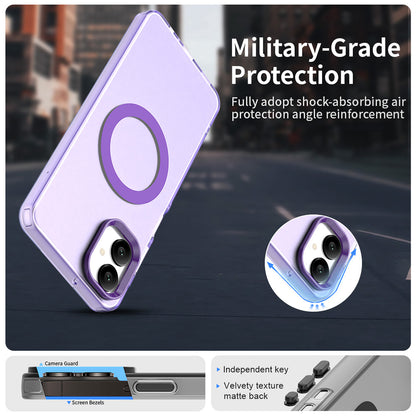 MagSafe Case for Samsung Galaxy A06 A065, Techsuit, CandyCase, Purple