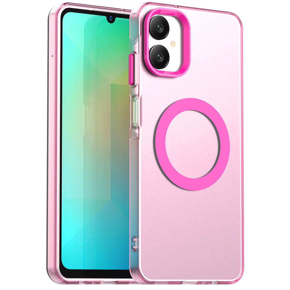 Θήκη MagSafe για Samsung Galaxy A06 A065, Techsuit, CandyCase, Ροζ