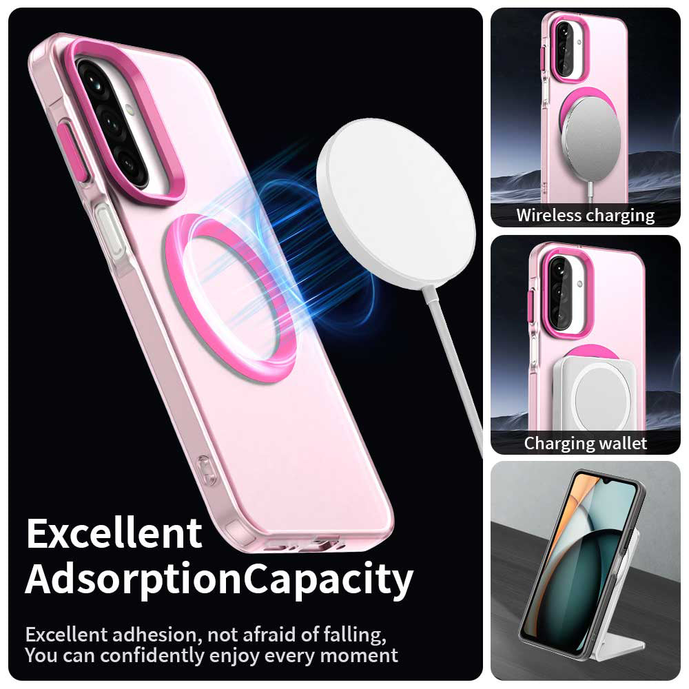 MagSafe Case for Samsung Galaxy A26 A266, Techsuit, CandyCase, Pink