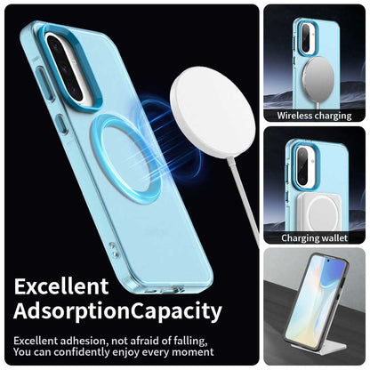 Θήκη MagSafe για Samsung Galaxy A56 A566, Techsuit, CandyCase, Μπλε