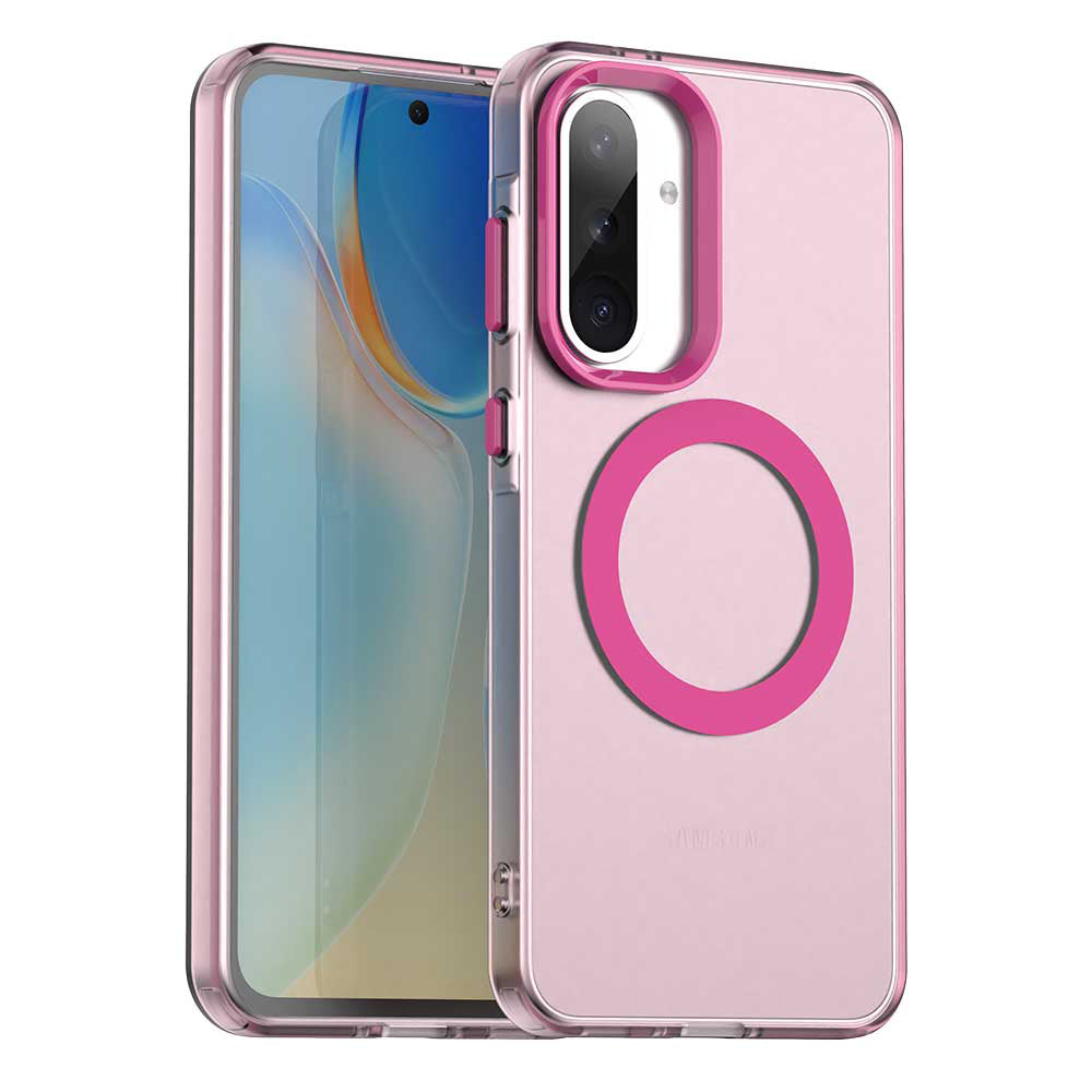 MagSafe Case for Samsung Galaxy A56 A566, Techsuit, CandyCase, Pink