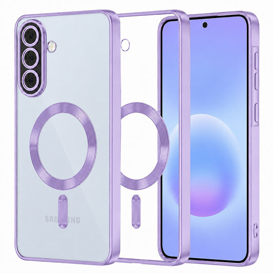 MagSafe Case for Samsung Galaxy A57 5G, Techsuit, Luxury Crystal, Light Purple