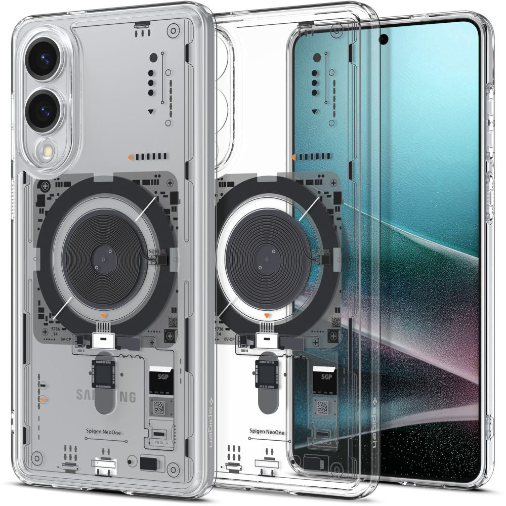 MagSafe Case for Samsung Galaxy S25 Edge S937, Spigen, Ultra Hybrid Neo One, Transparent ACS09416