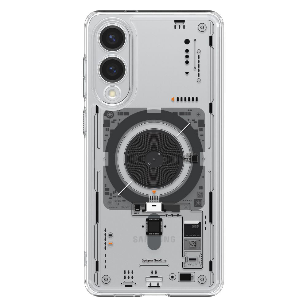 MagSafe Case for Samsung Galaxy S25 Edge S937, Spigen, Ultra Hybrid Neo One, Transparent ACS09416