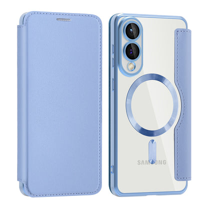 MagSafe Case for Samsung Galaxy S25 Edge S937, Techsuit, SmartMag Book, Blue
