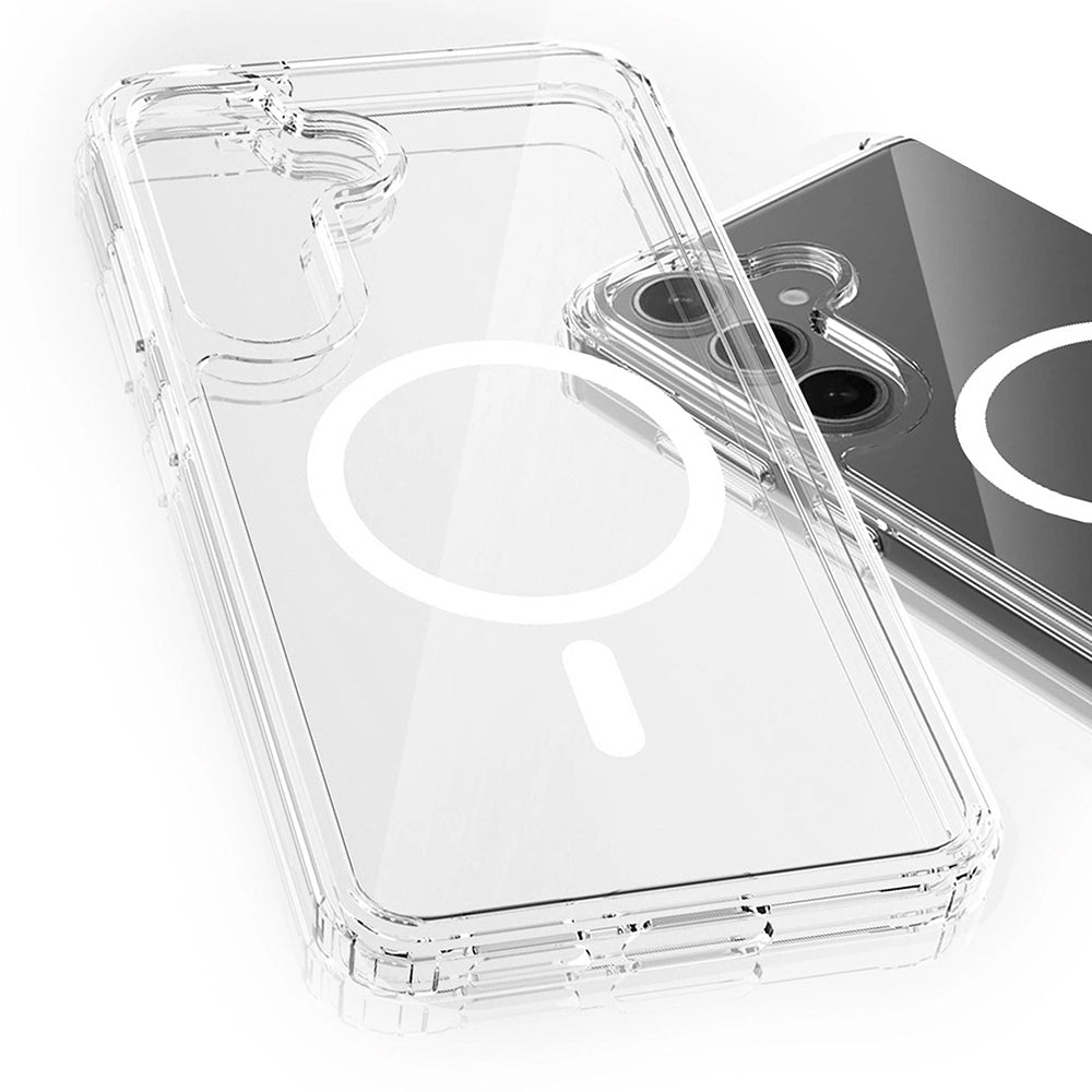 MagSafe Case for Samsung Galaxy S25 FE, 3MK, Armor MagCase, Transparent