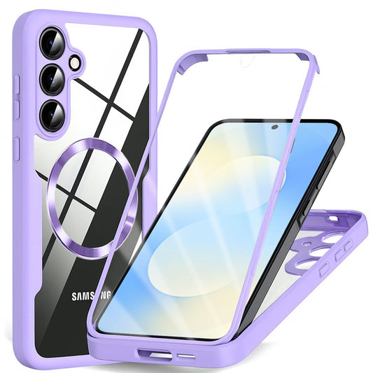 Θήκη MagSafe για Samsung Galaxy S25 FE, Techsuit, ColorVerse 360, Μωβ