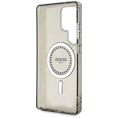 Θήκη MagSafe για Samsung Galaxy S25 Ultra S938, Guess, IML Rhinestone, Μαύρη
