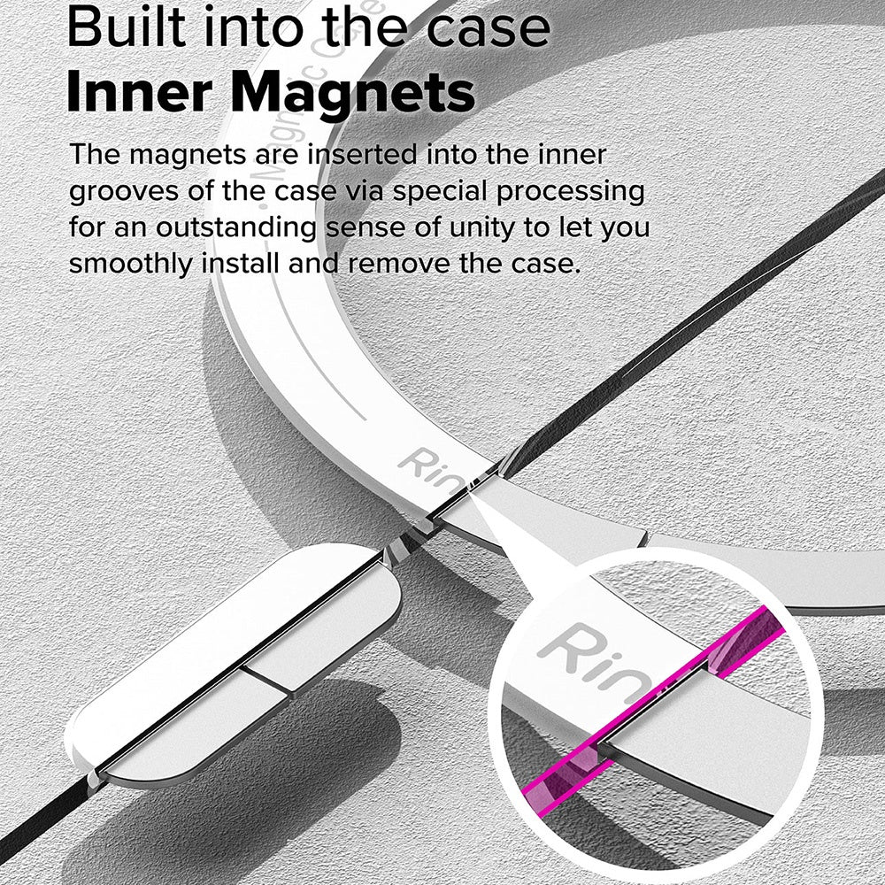 MagSafe Case for Samsung Galaxy S25 Ultra S938, Ringke, Fusion, Matte Transparent