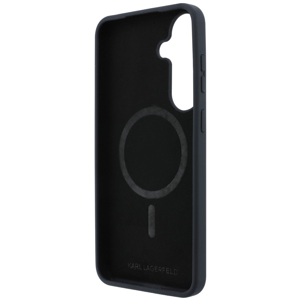 MagSafe Case for Samsung Galaxy S26 FE S741, Karl Lagerfeld, Karl & Choupette Head's, Black