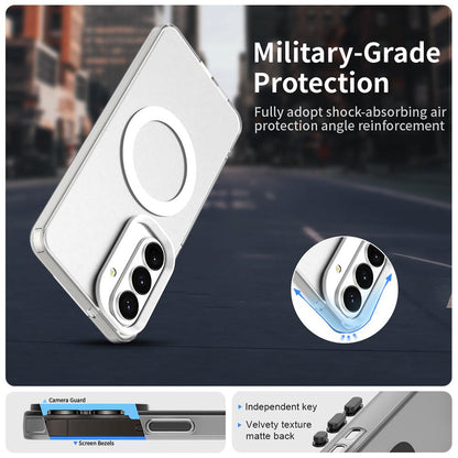 MagSafe Case for Samsung Galaxy S26 Plus S947, Techsuit, CandyCase, White