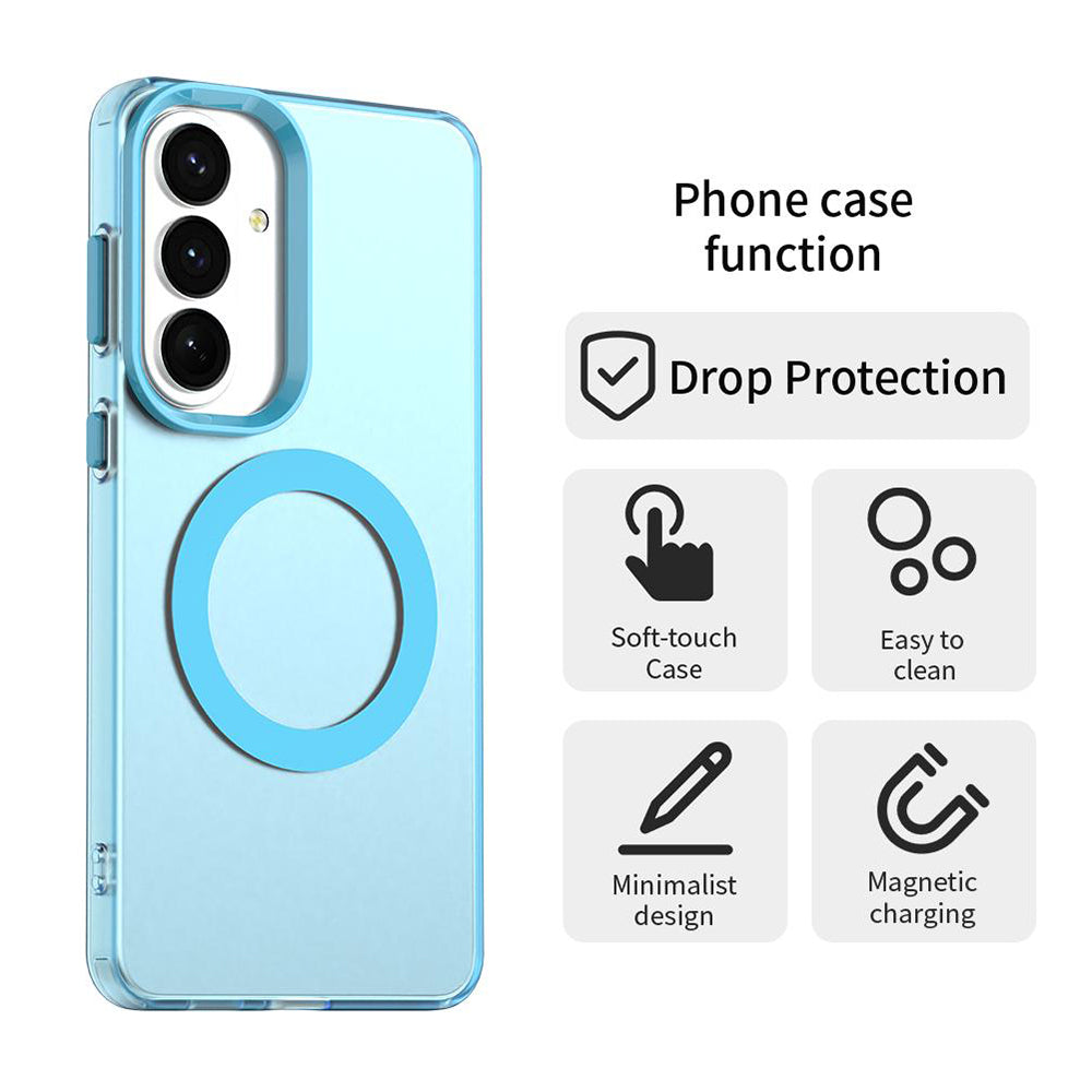 MagSafe Case for Samsung Galaxy S26 Plus S947, Techsuit, CandyCase, Blue