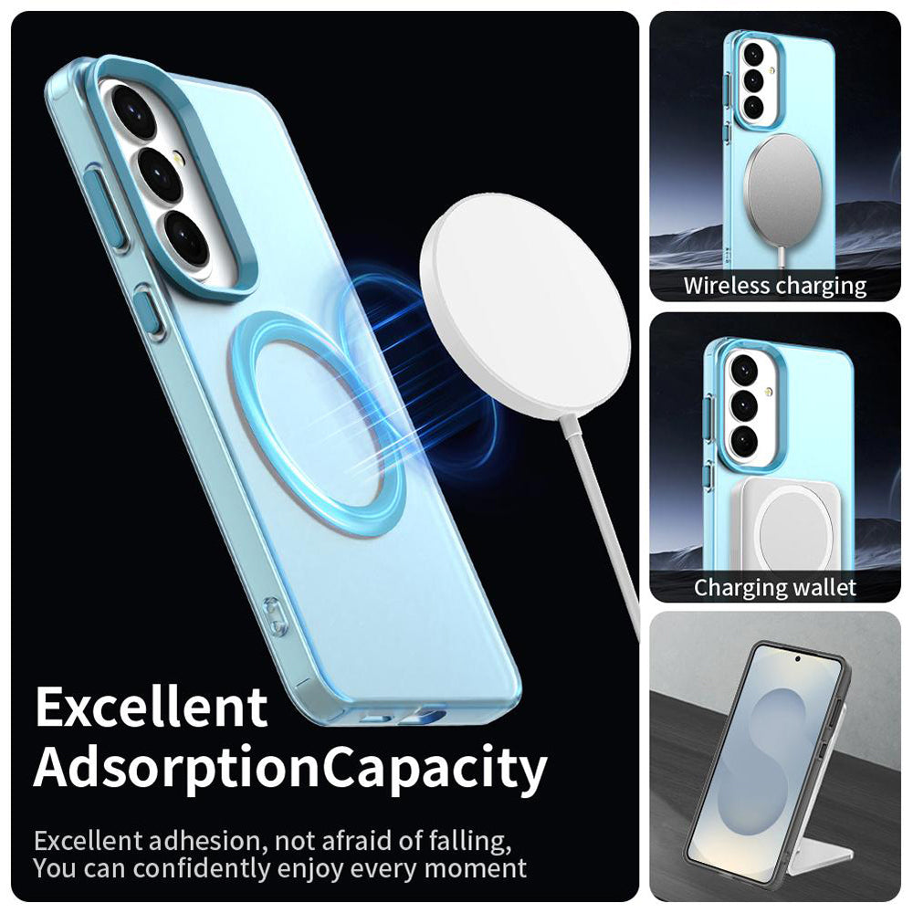 MagSafe Case for Samsung Galaxy S26 Plus S947, Techsuit, CandyCase, Blue