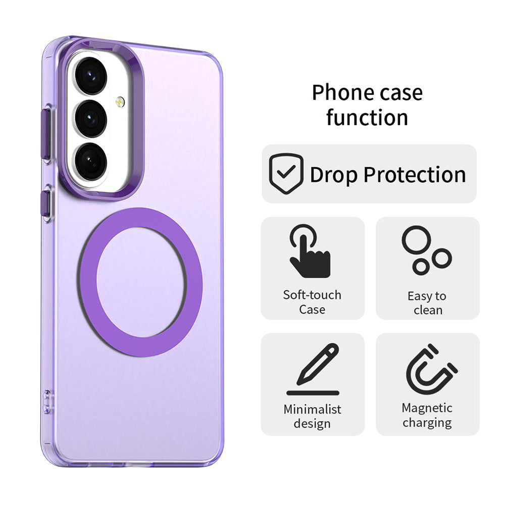 MagSafe Case for Samsung Galaxy S26 Plus S947, Techsuit, CandyCase, Purple