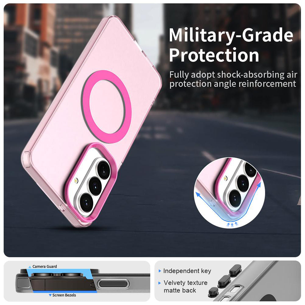 MagSafe Case for Samsung Galaxy S26 Plus S947, Techsuit, CandyCase, Pink
