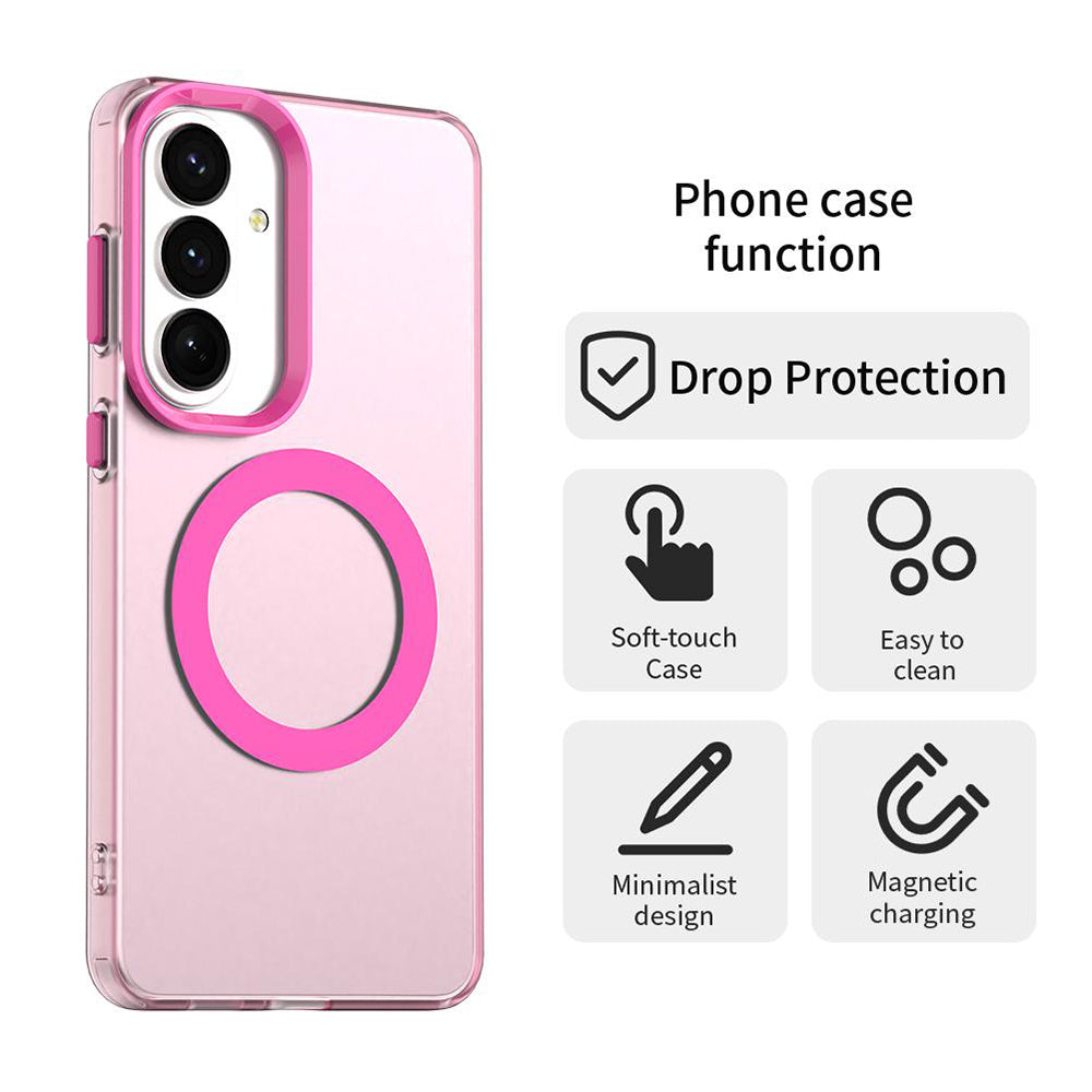 MagSafe Case for Samsung Galaxy S26 Plus S947, Techsuit, CandyCase, Pink