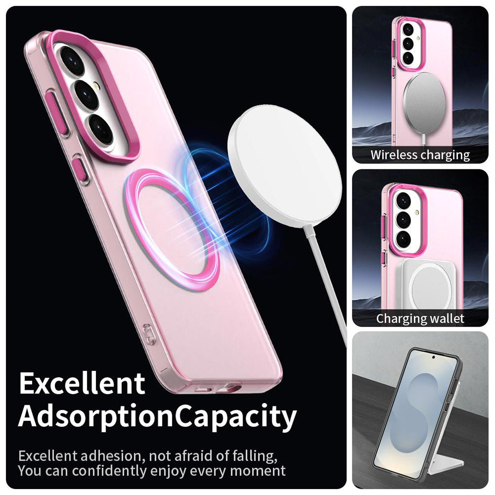 MagSafe Case for Samsung Galaxy S26 Plus S947, Techsuit, CandyCase, Pink