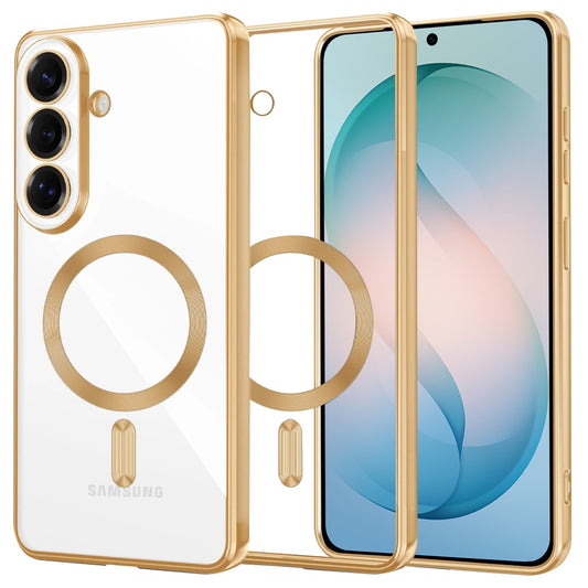 MagSafe Case for Samsung Galaxy S26 Plus S947, Techsuit, Luxury Crystal, Gold