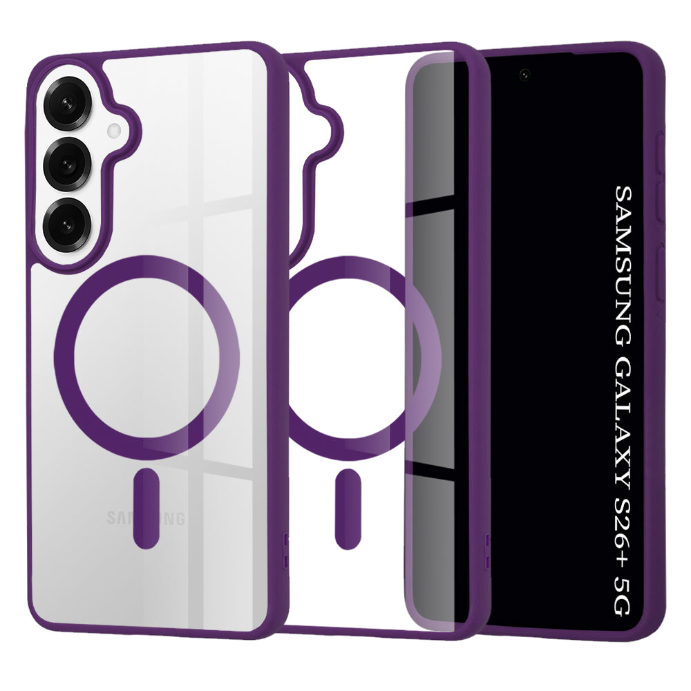 MagSafe Case for Samsung Galaxy S26 Plus S947, Techsuit, Pro, Purple