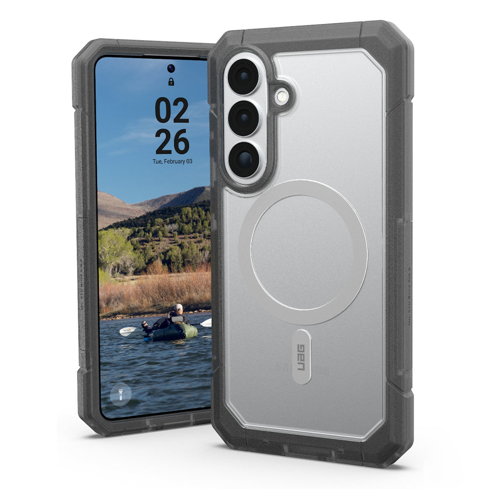 MagSafe Case for Samsung Galaxy S26 S942, Urban Armor Gear, Trooper, Transparent Gray