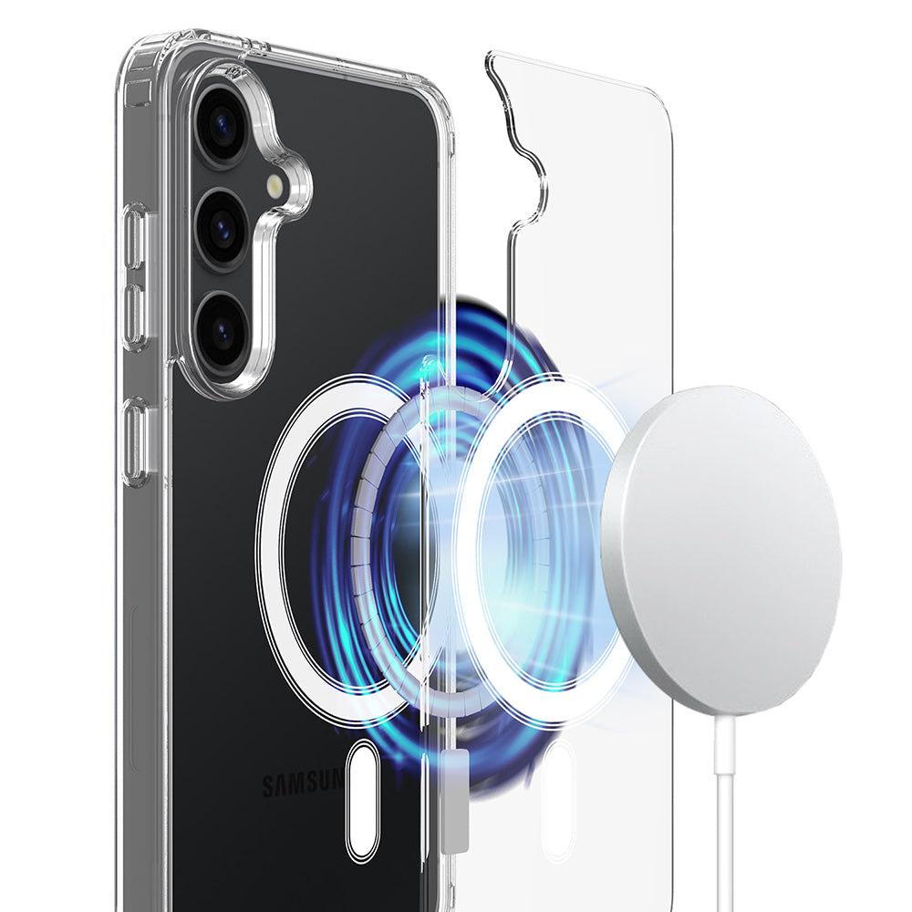 MagSafe Case for Samsung Galaxy S26 S942, Techsuit, Pro, Transparent