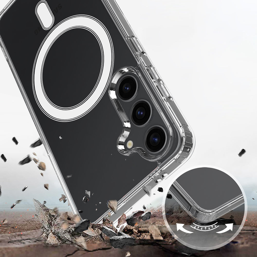 MagSafe Case for Samsung Galaxy S26 S942, Techsuit, Pro, Transparent