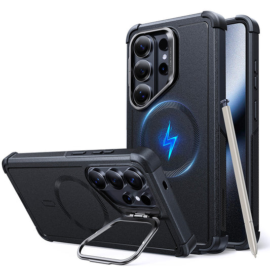 Θήκη MagSafe για Samsung Galaxy S26 Ultra S948, ESR, Cyber Armor Kickstand, Μαύρη