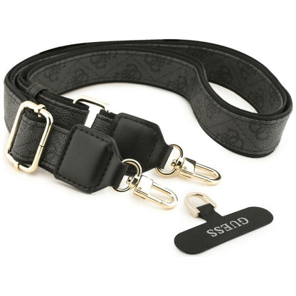 Θήκη MagSafe για Samsung Galaxy S26 Ultra S948, GUESS, 4G Big Rhinestone Triangle Strap, Μαύρη