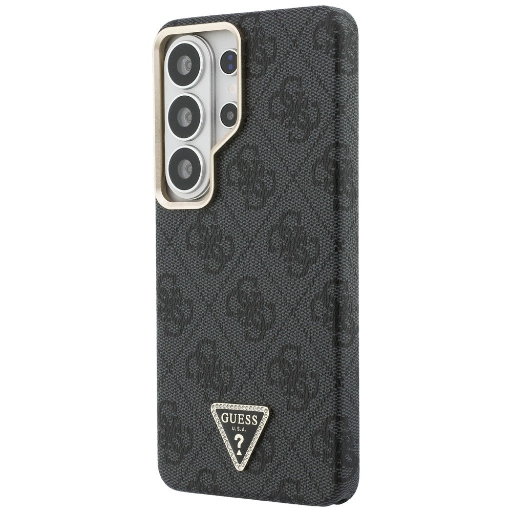 Θήκη MagSafe για Samsung Galaxy S26 Ultra S948, Guess, 4G Triangle Logo, Μαύρη