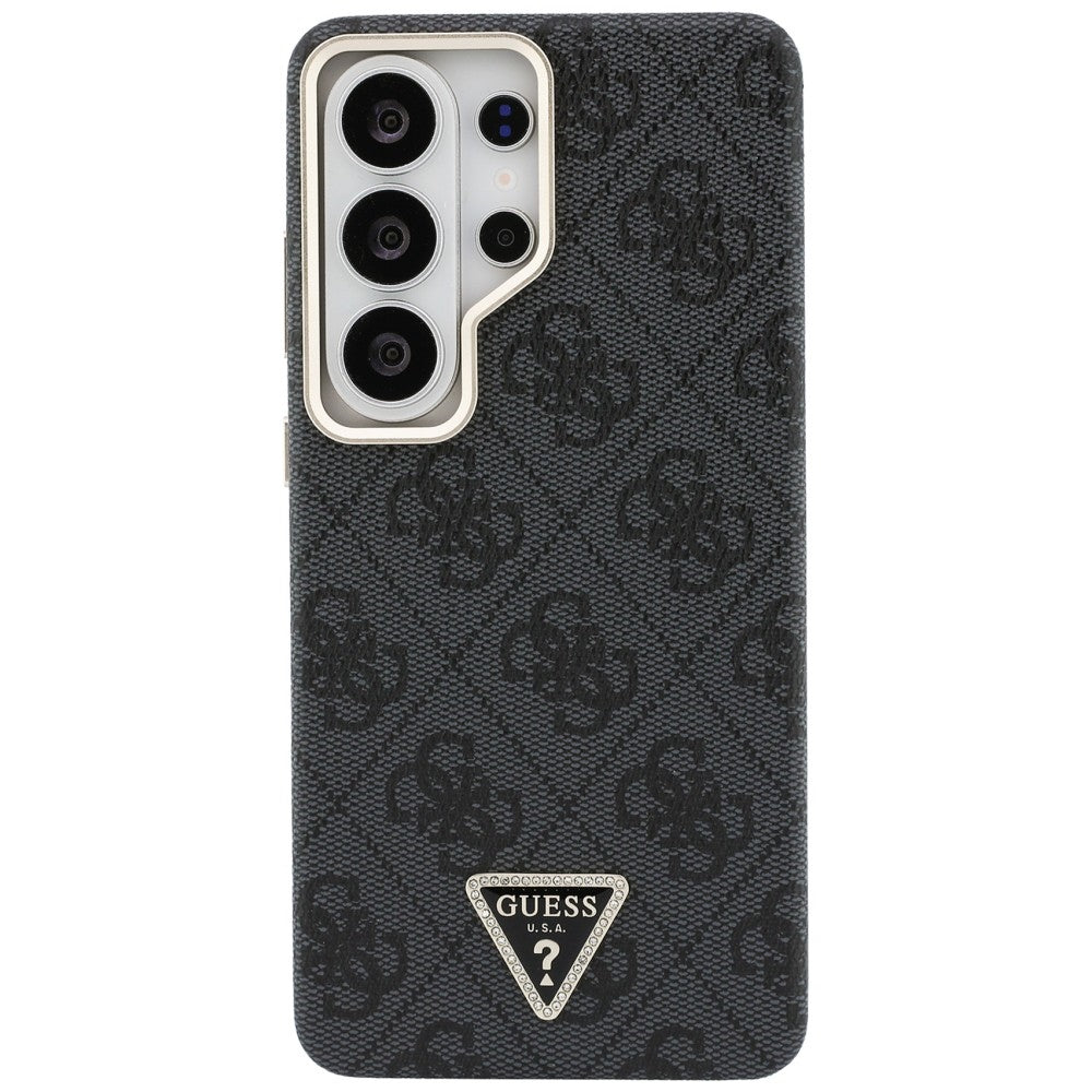 Θήκη MagSafe για Samsung Galaxy S26 Ultra S948, Guess, 4G Triangle Logo, Μαύρη