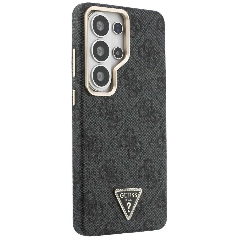Θήκη MagSafe για Samsung Galaxy S26 Ultra S948, Guess, 4G Triangle Logo, Μαύρη