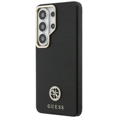 Θήκη MagSafe για Samsung Galaxy S26 Ultra S948, Guess, Rhinestone Round Logo, Μαύρη