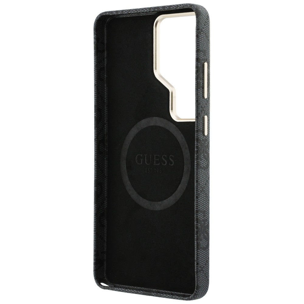 Θήκη MagSafe για Samsung Galaxy S26 Ultra S948, Guess, Strass Round Logo, Μαύρη