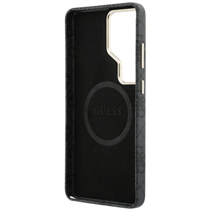 Θήκη MagSafe για Samsung Galaxy S26 Ultra S948, Guess, Strass Round Logo, Μαύρη