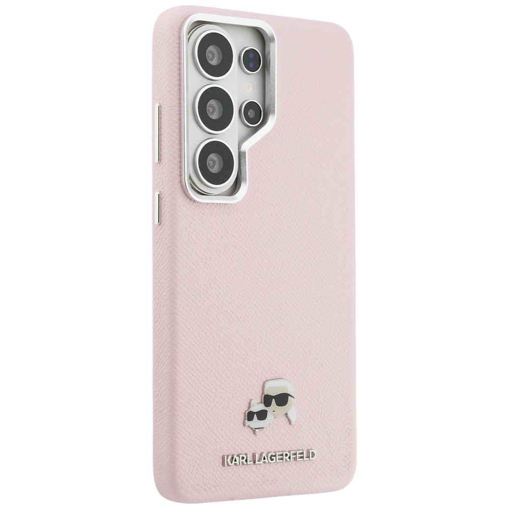 Θήκη MagSafe για Samsung Galaxy S26 Ultra S948, Karl Lagerfeld, Karl & Choupette Head's Pin, Ροζ