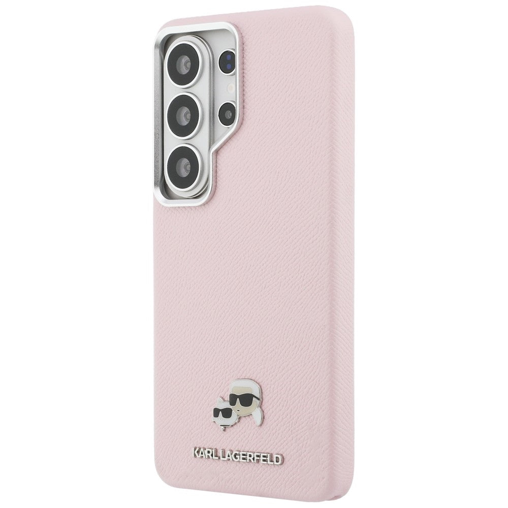 Θήκη MagSafe για Samsung Galaxy S26 Ultra S948, Karl Lagerfeld, Karl & Choupette Head's Pin, Ροζ