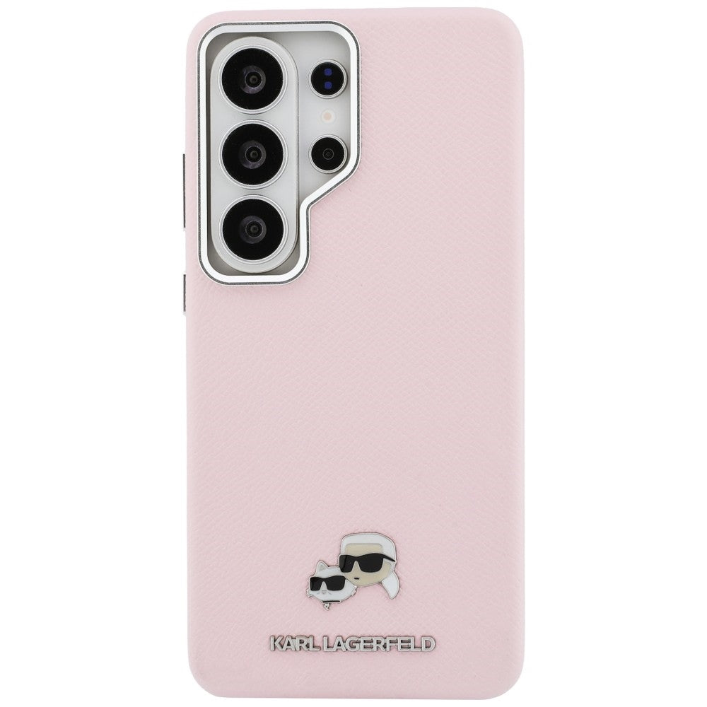 Θήκη MagSafe για Samsung Galaxy S26 Ultra S948, Karl Lagerfeld, Karl & Choupette Head's Pin, Ροζ