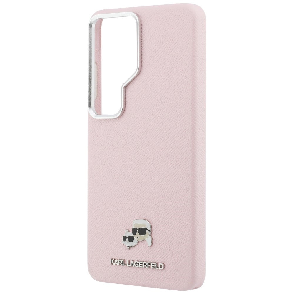 Θήκη MagSafe για Samsung Galaxy S26 Ultra S948, Karl Lagerfeld, Karl & Choupette Head's Pin, Ροζ