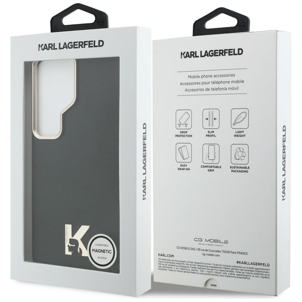 Θήκη MagSafe για Samsung Galaxy S26 Ultra S948, Karl Lagerfeld, Karl Head Logo, Μαύρη