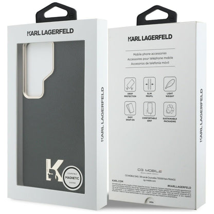 Θήκη MagSafe για Samsung Galaxy S26 Ultra S948, Karl Lagerfeld, Karl Head Logo, Μαύρη