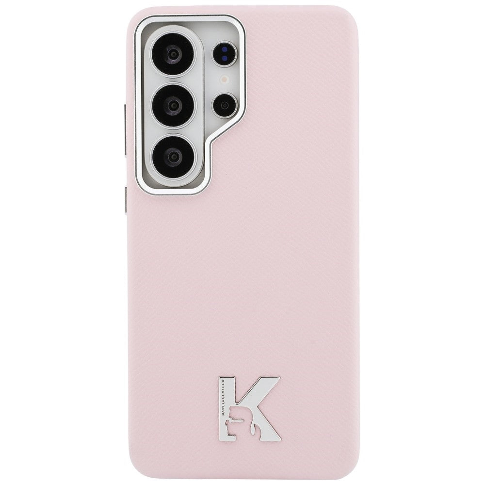 Θήκη MagSafe για Samsung Galaxy S26 Ultra S948, Karl Lagerfeld, Karl Head Logo, Ροζ